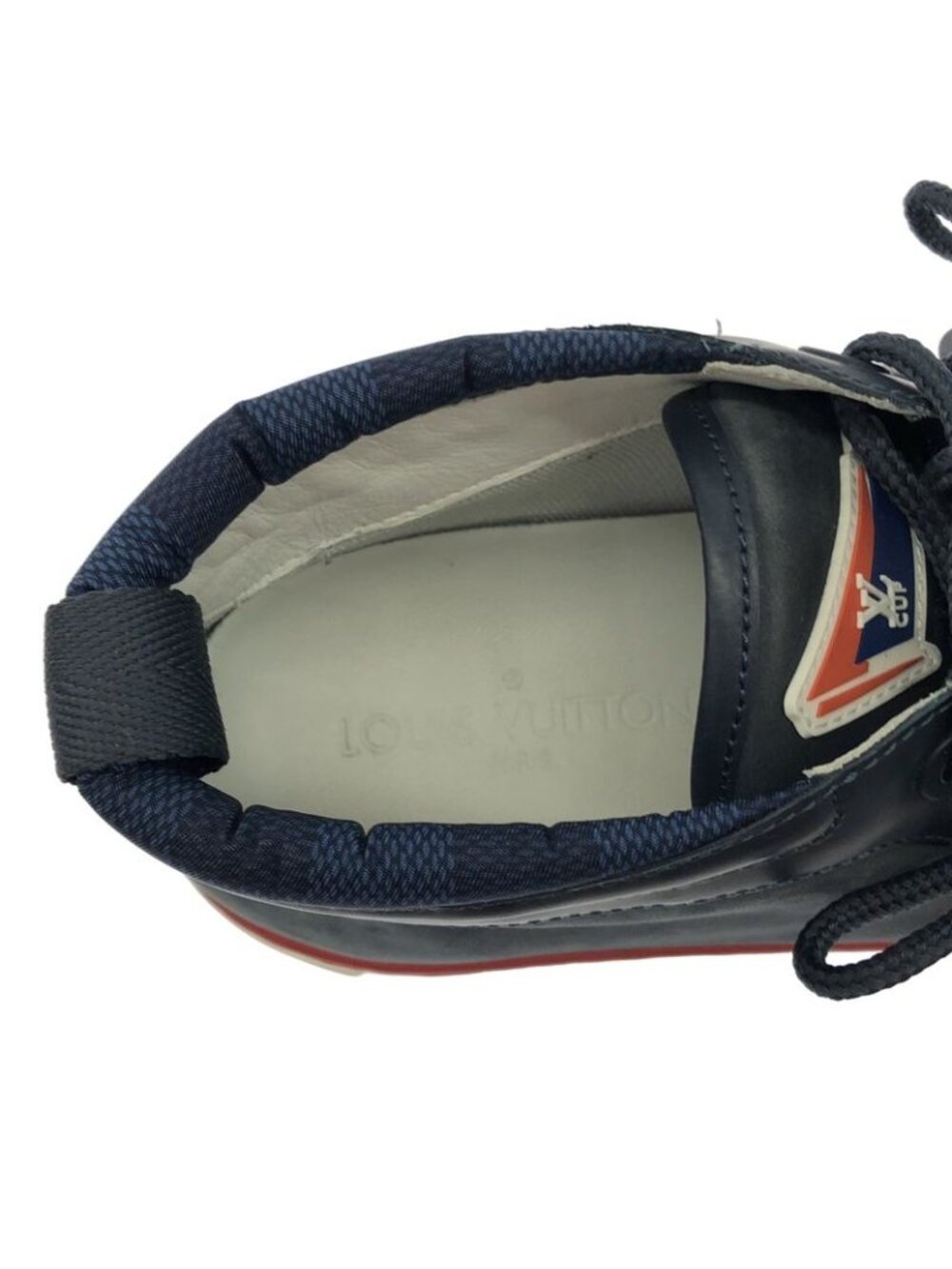 Louis Vuitton America's Cup Leather Chukka Sneakers Blue 6 - Picture 5 of 7